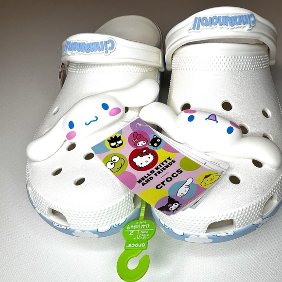 Crocs × Hello Kitty & Friends Cinnamoroll Classic Clog  Size M9/W11. NWT - Picture 1 of 11